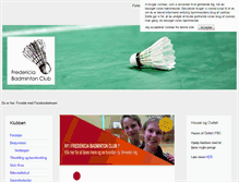 Tablet Screenshot of fredericia-bc.dk